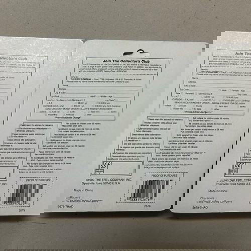 Πακέτο Ertl Disney 1990 Dick Tracy Tracy’s Car και Police Car καινούργια