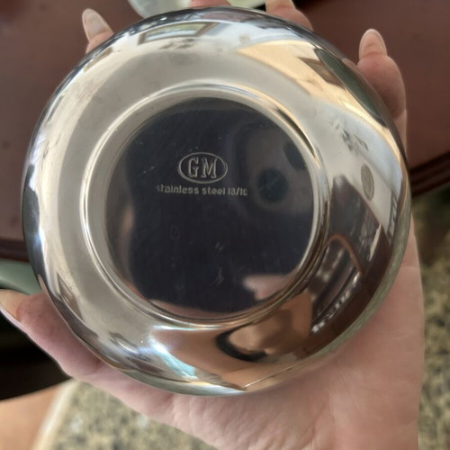 Vintage bowl stainless steel, like new