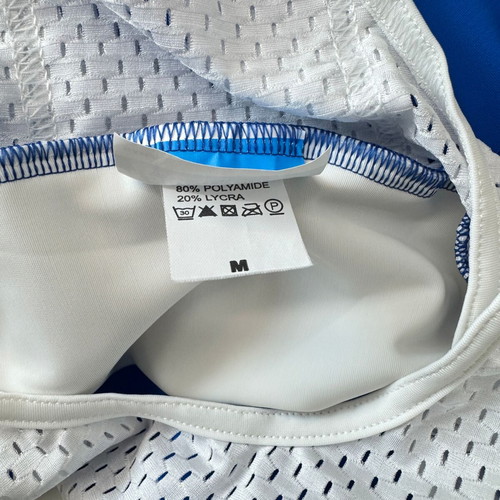 Bioracer men's cycling bib shorts, blue and white, size M