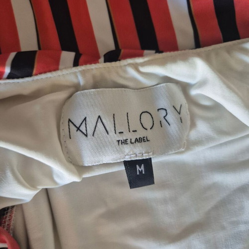 Mallory The Label ολόσωμο μαγιό καινούργιο, μέγεθος M, μαύρο και κόκκινο
