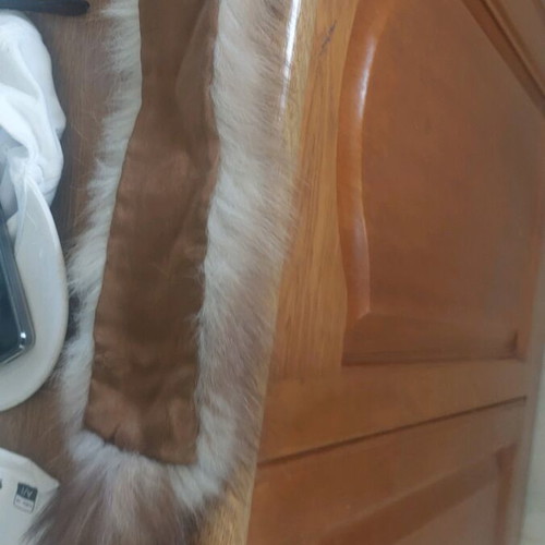 Real fur scarf like new