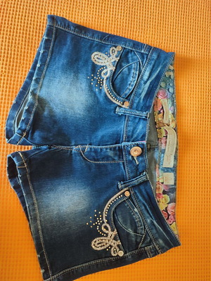 Jeans shorts used, size small, blue, Resalsa