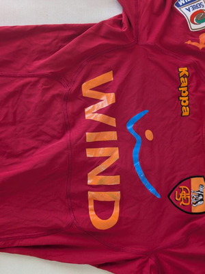 Francesco Totti Roma football jersey Small 2010-2011 Serie A badge