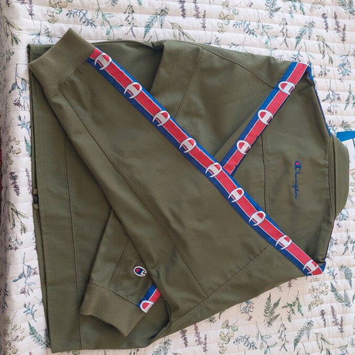 Champion short unisex cardigan new green size S
