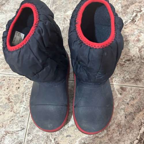 Crocs boots used with small tear