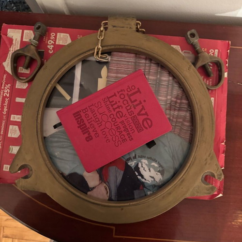 Brass porthole like new