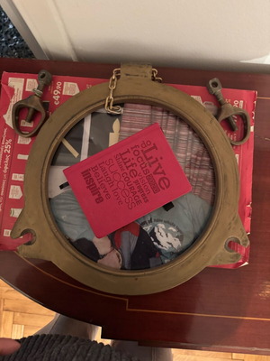 Brass porthole like new