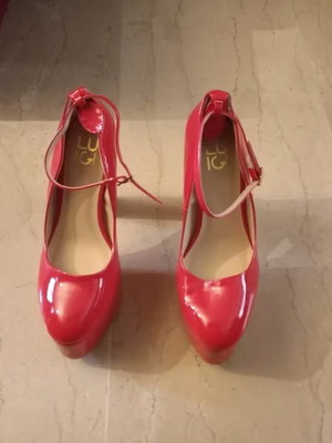 Luigi women's pumps size 37 like new, 13 cm heel, patent leather