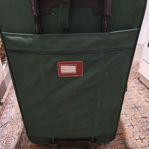 Large suitcase, green