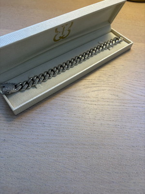 Cuban Link Bracelet with Zirconia new
