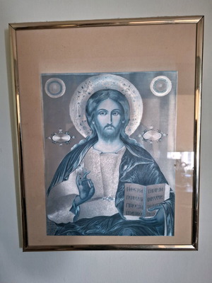 Icon of Jesus Christ in frame new