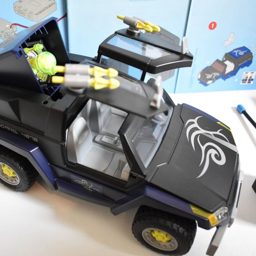 Playmobil Top Agents 4320 4878 4879 set with Robo-Gang vehicle used