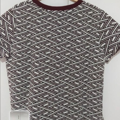 Zara Trf short sleeve shirt used, burgundy, size L