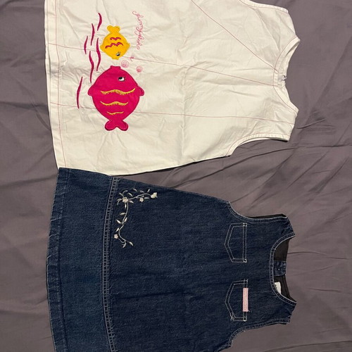 Girl dresses 1.5-2 years like new, 2 pieces