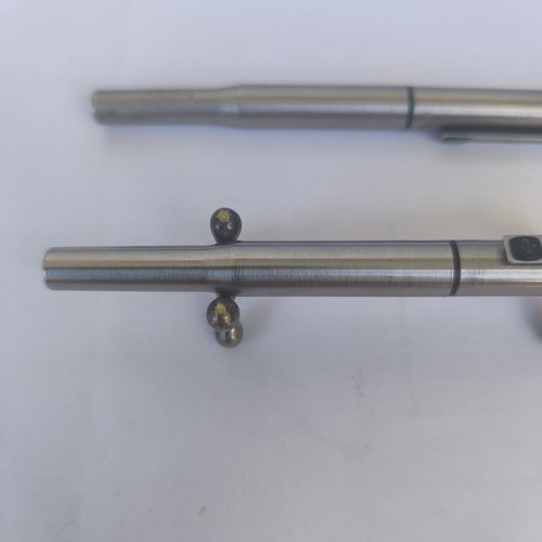 Parker 25 set rollerball made in England, used, stainless steel
