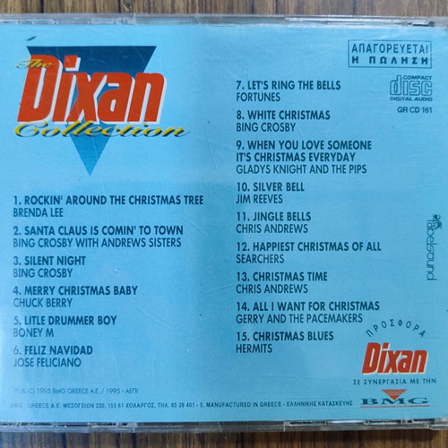 Dixan Collection Best Of Christmas Songs Vol.2 used CD