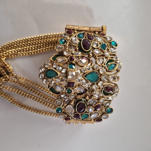 Vintage Galerie Tsangarakis bracelet with semi-precious stones, like new