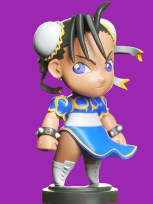 3D Chun-Li Street Fighter new figure model