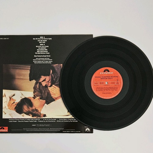 American Gigolo Original Soundtrack vinyl used 1980 Greek pressing