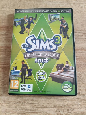 The Sims 3 High-End Loft Stuff PC DVD Rom like new