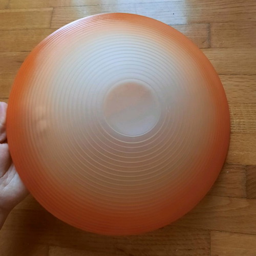 Decorative platter in orange color new
