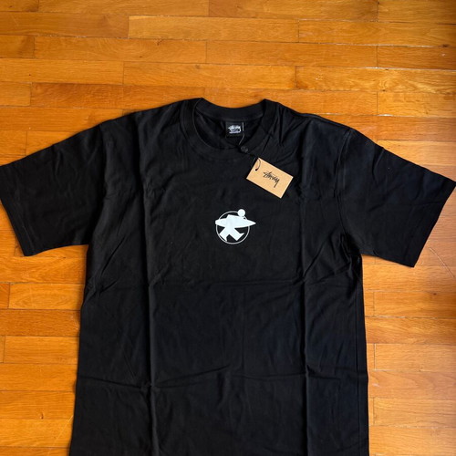 Stussy Surfer Tee new, size M-L, black