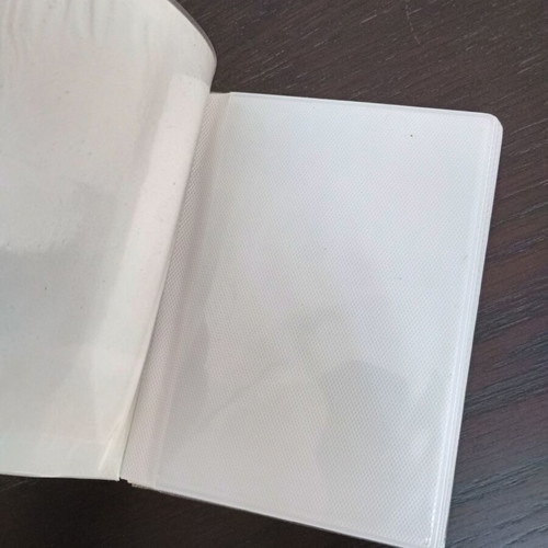 Photo album used, EKG bag style