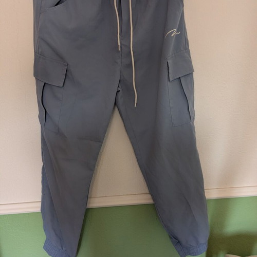 Blue cargo pants like new, size L 40 12