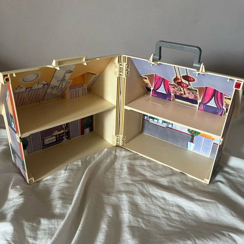 Playmobil house used, empty with all pieces