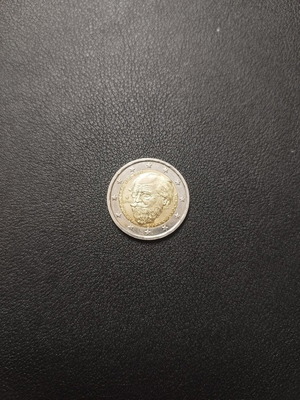 2 Euro Coin 150 Years Since Andreas Kalvos, like new