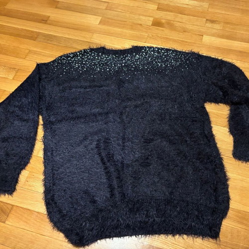 Zara knitted sweater with sequins like new, size 13-14