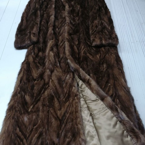 Fur coat with natural hair, like new