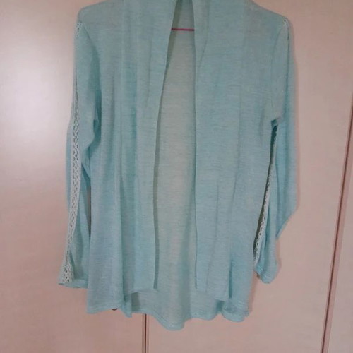Coocu jacket and sleeveless top set like new, spring colors