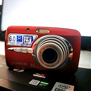 Φωτογραφική μηχανή Olympus 600 + κάρτα μνήμης