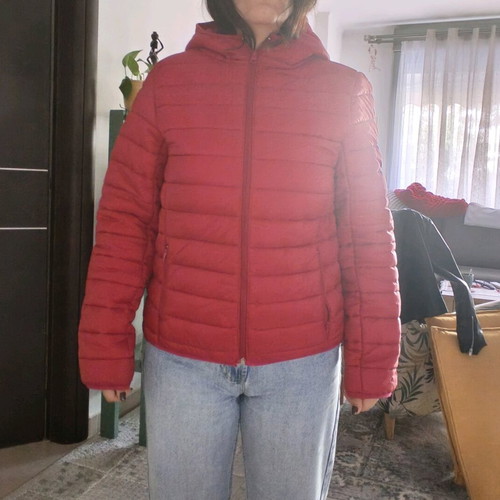 Pink jacket like new, warm and thin, size S
