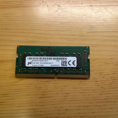 Micron DDR4 3200 MHz 8GB SODIMM Laptop RAM new