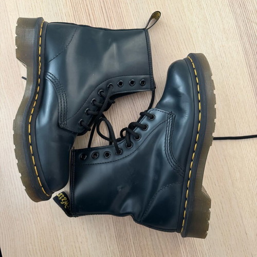 Dr. Martens blue ankle boots like new, size 37