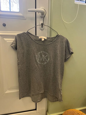 Michael Kors T-shirt used, gray with strass, size Small