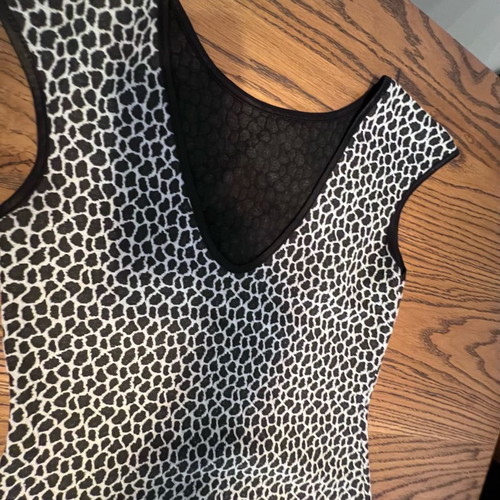 Dress tight fitted used, white, size S