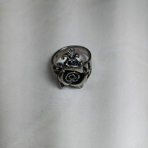 Silver 925 Sterling Ring used, size 18.6, 7.3g