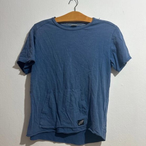 Zara short-sleeve T-shirt like new, size 140 cm, black and blue