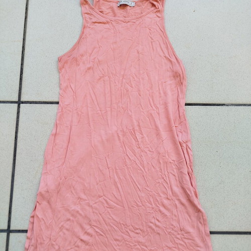 Pink Woman sleeveless coral dress like new