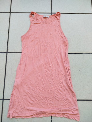 Pink Woman sleeveless coral dress like new