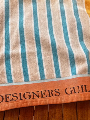 Designers Guild beach towel used, Egyptian cotton, large