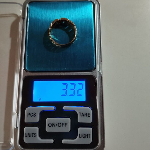 Vintage 14K ring with zircon like new, gold color
