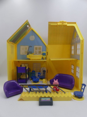 Πέππα το γουρουνάκι Peppa Pig Dollhouse μεταχειρισμένο με φιγούρες και αξεσουάρ