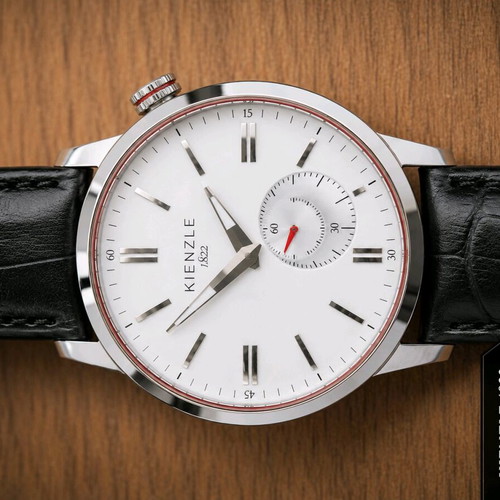 Kienzle 1822 men's wristwatch Bauhaus design with sapphire crystal