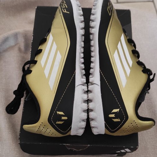 Adidas F50 Messi Gold Football Shoes Size 32 Like New