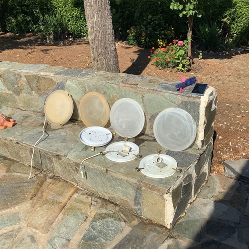 Ceiling lights like new, set of 4
