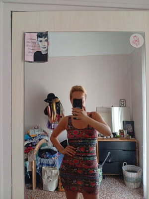 Mini dress, colorful, comfortable and sexy